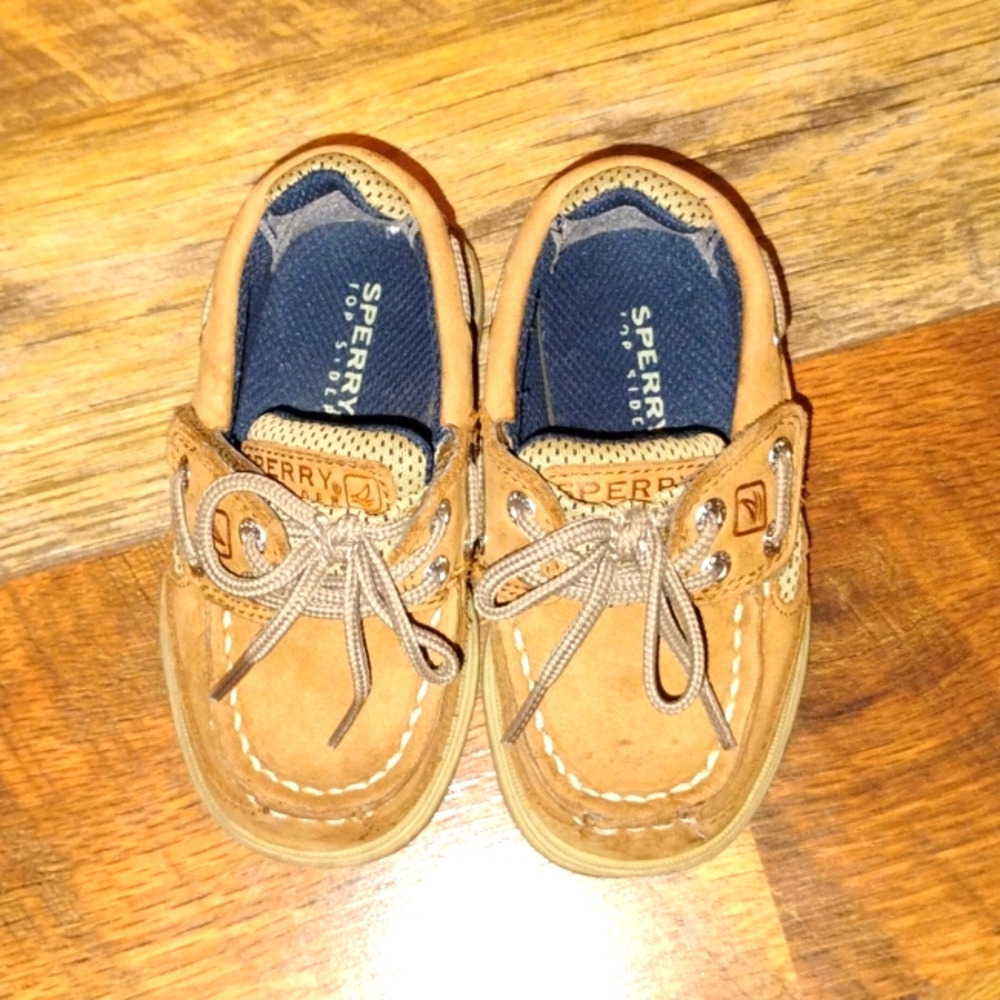 Sperry Camel Moccasin-Style Shoes